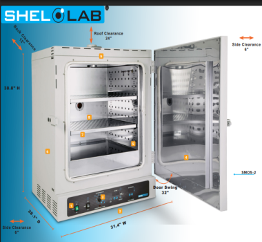 Tủ sấy đối lưu SMO3-2 Shellab