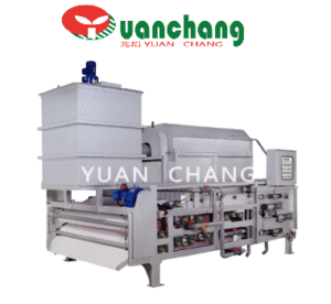 Máy ép bùn băng tải TE Yuanchang Đài Loan