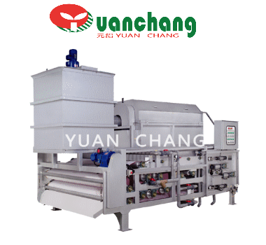 Máy ép bùn băng tải TE Yuanchang Đài Loan